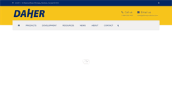 Desktop Screenshot of daherproducts.com