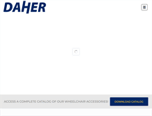 Tablet Screenshot of daherproducts.com